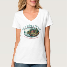 Livet är bättre i Sjö T Shirt