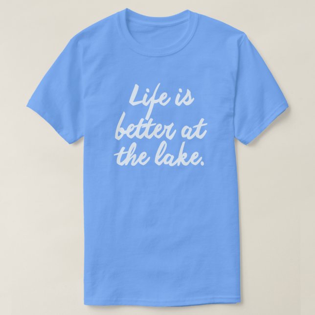 LIVET ÄR BÄTTRE I SJÖ TEE (Design framsida)