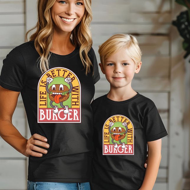 Livet är bättre med Burger T-Shirt (Skapare uppladdad)