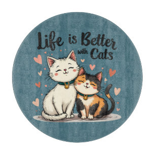 Livet är bättre med Cats Cute Cat Aesthetic