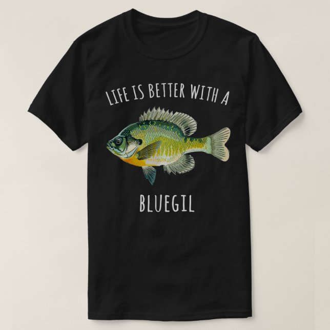 Livet är bättre med en bläckfisk, en ljuv fiskuppg t shirt (Design framsida)