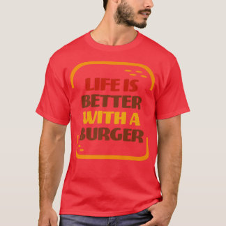 Livet är bättre med en burgersommar-BBQ Grilling H T Shirt