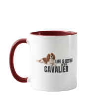 Livet är bättre med en Cavalier-mugg