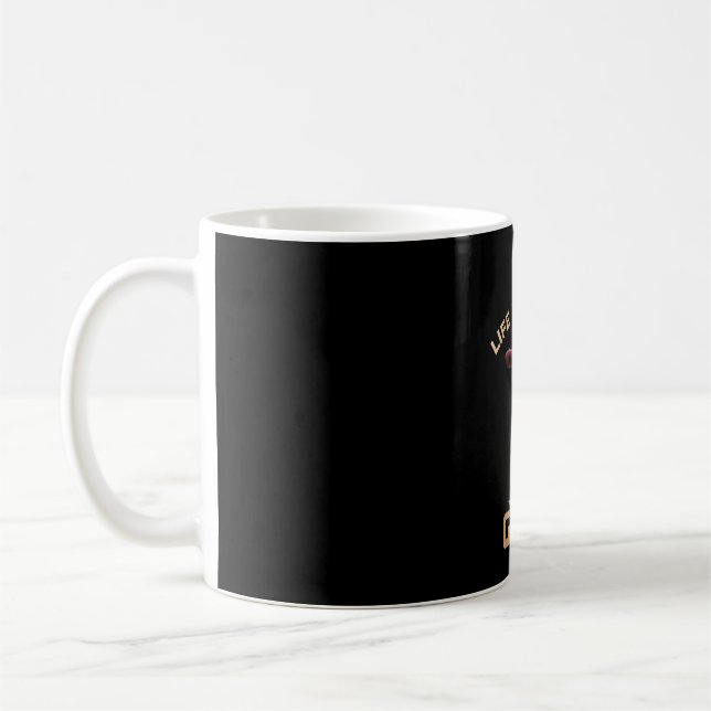 Livet är bättre med en gåva från Goat Kaffemugg (Vänster)