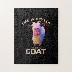 Livet är bättre med en gåva från Goat Pussel