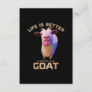 Livet är bättre med en gåva från Goat Tilläggskort