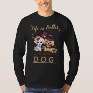 Livet är bättre med en Hund Labrador Retriever Bro T Shirt