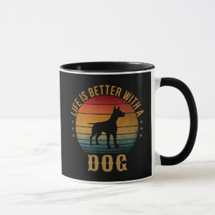 LIVET ÄR BÄTTRE MED EN HUND MUGG