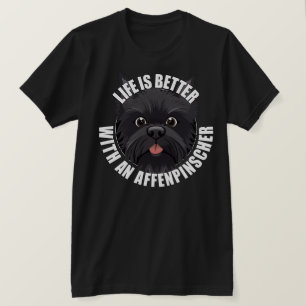 Livet är bättre med en Hund som är påverkad av hun T Shirt