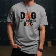 Livet Är Bättre Med En Hund Tröja | Paw Print Desi