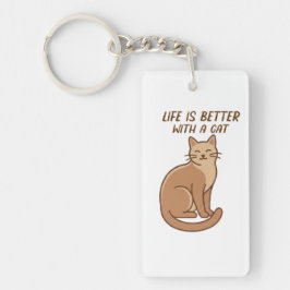 Livet är bättre med en katt – sött design för katt