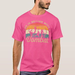 Livet är bättre med en kvinnlig slagträ t shirt