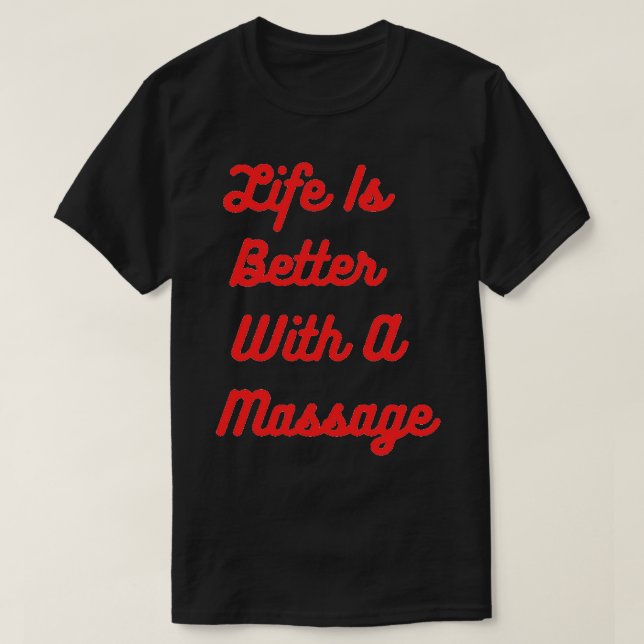 Livet är bättre med en massaker 2 t shirt (Design framsida)