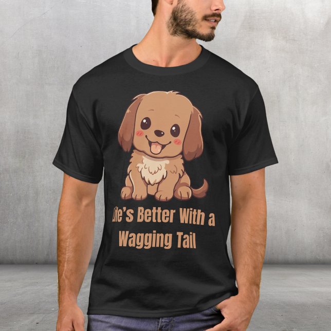 Livet är bättre med en Wagging Svan T Shirt (Skapare uppladdad)