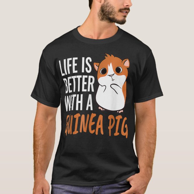 Livet är bättre med ett Hårig av potatiskräfta i G T Shirt (Framsida)