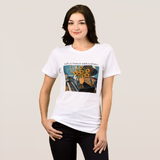 Livet är bättre med ett piano - vacker konst! t shirt