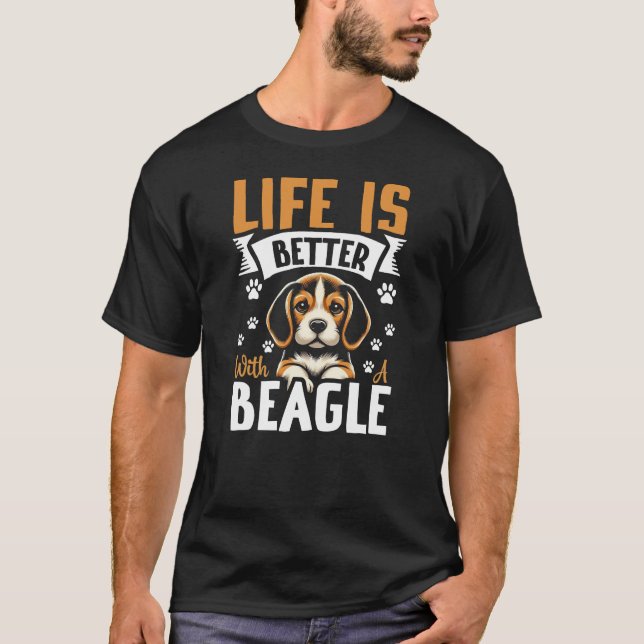 Livet är bättre med ett slag t shirt (Framsida)