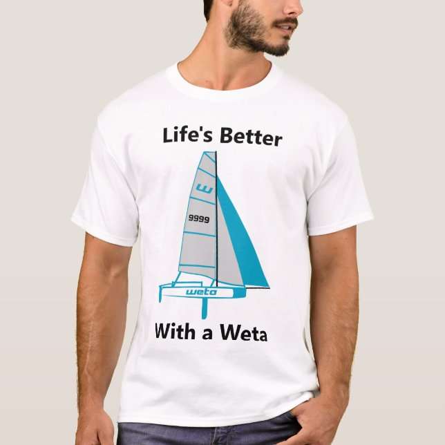 Livet är bättre med ett Weta - Anpassningsbarnas s T Shirt (Framsida)