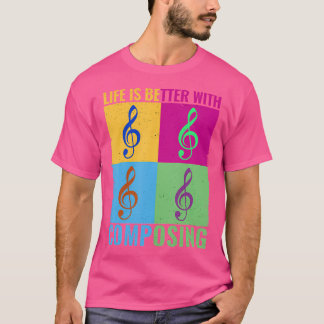 Livet är bättre med färgstarka klassiska C T Shirt