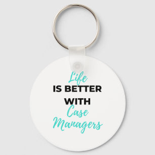 Livet är bättre med Fodral Managers 2 Nyckelring