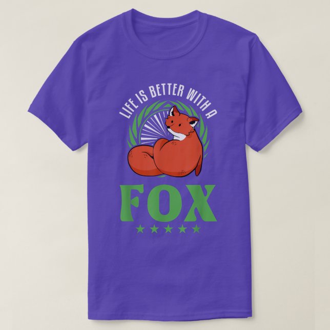 Livet är bättre med Fox T-Shirt (Design framsida)