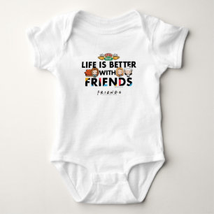 Livet är bättre med FRIENDS™ Chibi Art T Shirt