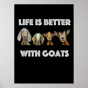 Livet är bättre med getter, get Älskare, geting oc Poster