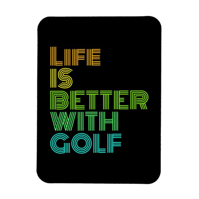 Livet är bättre med Golf Magnet (Vertikal)