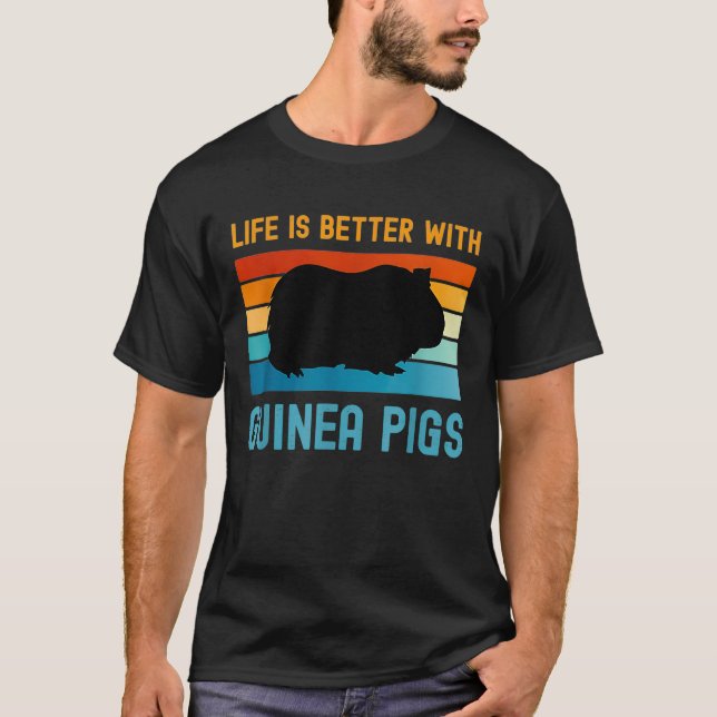 Livet är bättre med Guinea Grisar _2 T Shirt (Framsida)