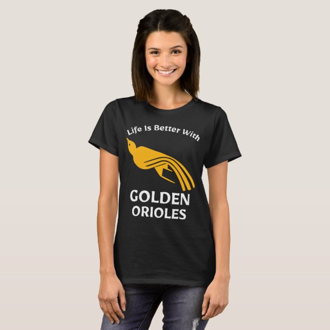 Livet är bättre med Guldmes Birdwatcher T Shirt (Hel framsida)