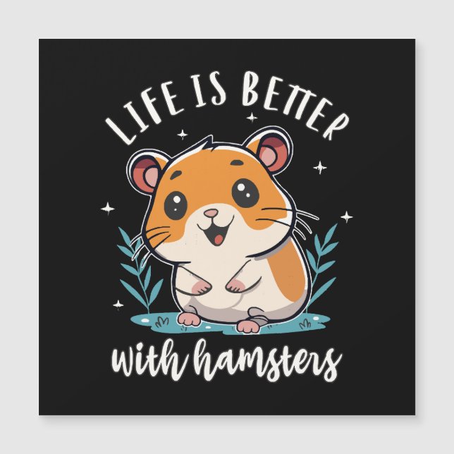 Livet är bättre med hamstrar (Framsida)