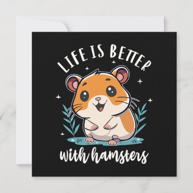 Livet är bättre med hamstrar (Framsida)