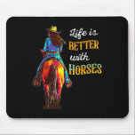 Livet är bättre med hästar från Equestrian Girls R Musmatta<br><div class="desc">Livet är bättre med hästarna Equestrian Girls Riding Horse</div>