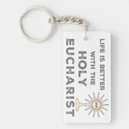Livet är bättre med Heligan Eucharist Nyckelring