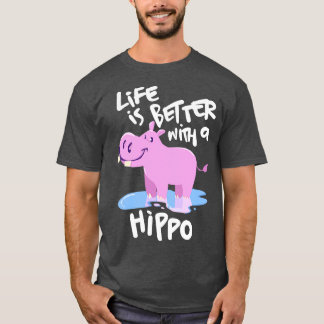 Livet är bättre med Hippo T Shirt