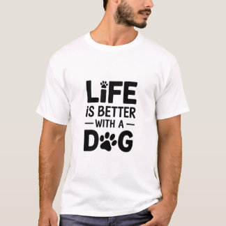 Livet är bättre med Hund tröja