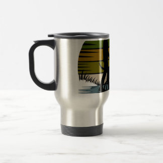 Livet är bättre med hundar Retro solnedgång T-shir Resemugg