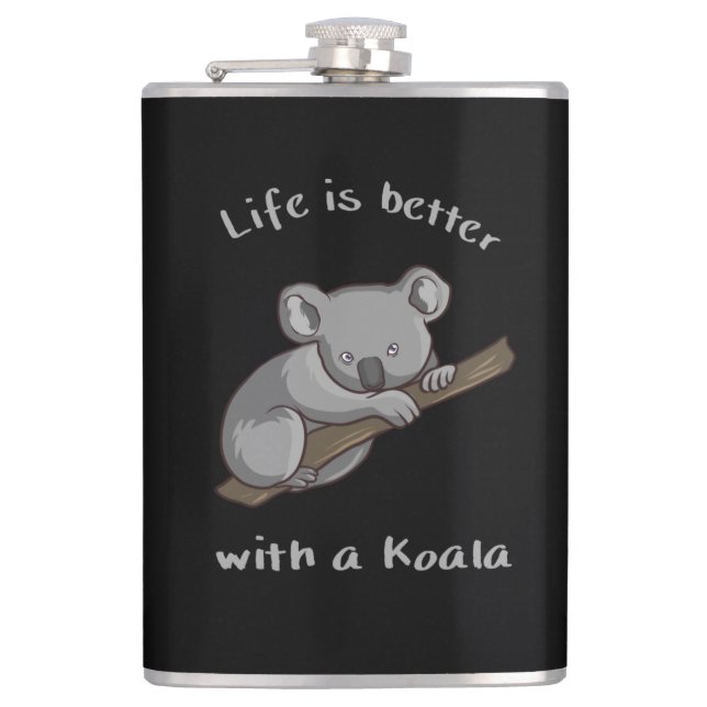 Livet är bättre med Koala Fickplunta (Framsidan)