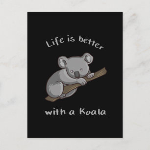 Livet är bättre med Koala Vykort