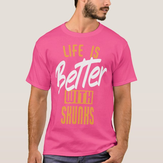 Livet är bättre med kunk t shirt (Framsida)