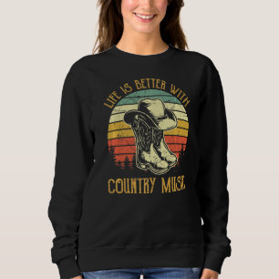 Livet är bättre med Land Music i sydväst T Shirt