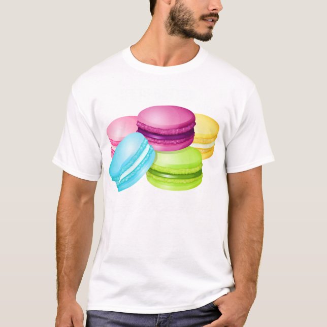 Livet är bättre med Macarons för Sweet Macar T Shirt (Framsida)