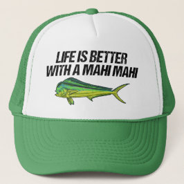 Livet är bättre med Mahi Mahi, Nautical Dorado Keps