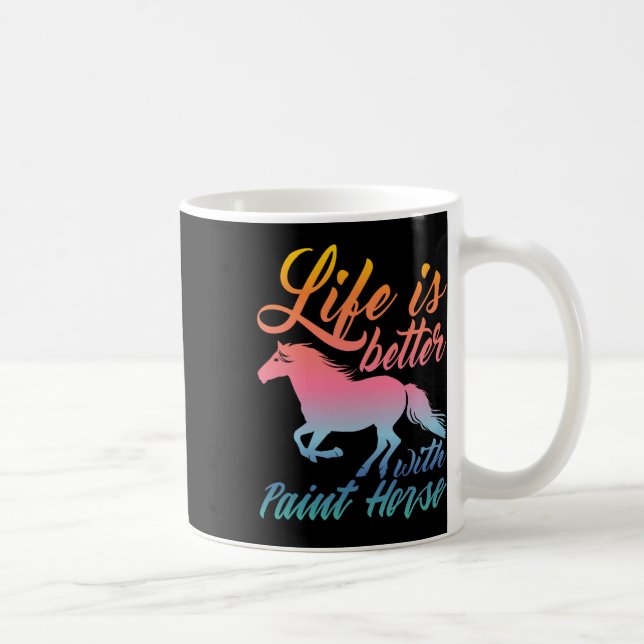 Livet är bättre med målarter kaffemugg (Höger)