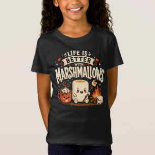 Livet är bättre med marshmallows t shirt