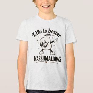 Livet är bättre med marshmallows t shirt
