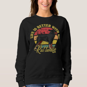 Livet är bättre med min Rottweiler Cute Rottweil T Shirt