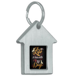 Livet är bättre med mina hundar ID-bricka husdjur