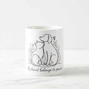 Livet är bättre med Päls-vänner - Anpassningsbarna Kaffemugg