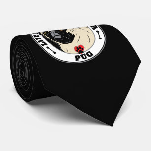 Livet är bättre med Pug Hund aveln Slips